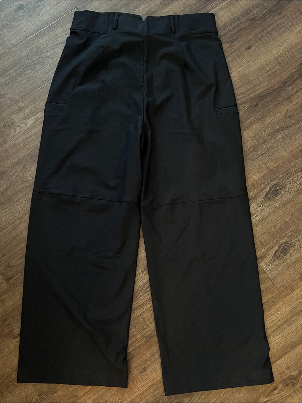 Halara Flex High Waisted Straight Leg Cargo Work Pants Black XL NWT Wide Leg - Picture 4 of 8